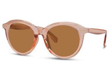 Heart-shaped sunglasses with pink lenses